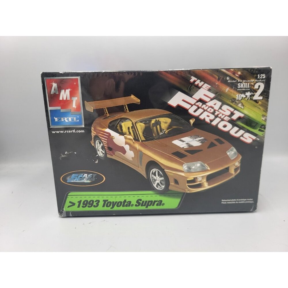 AMT/ERTL 1993 Toyota Supra The Fast and the Furious Model Kit 2 Fast 2 Furious